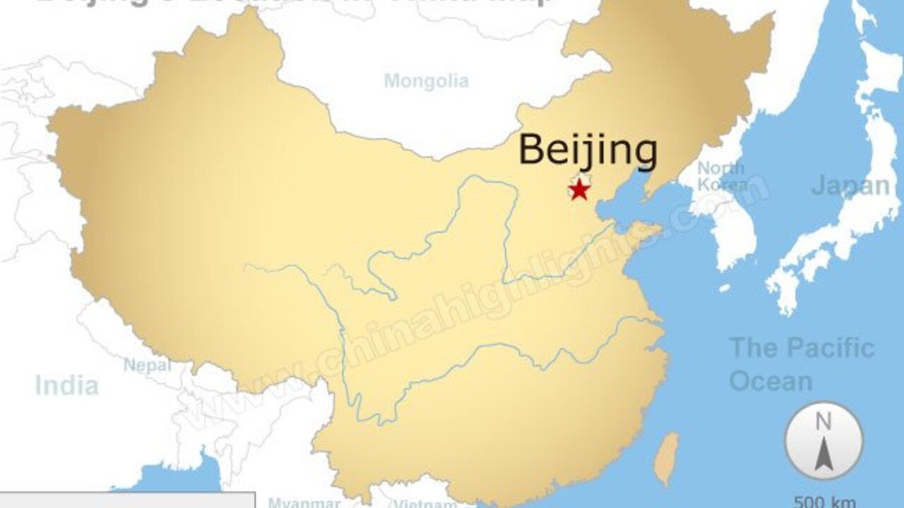 Beijing Location Map
